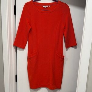 Boden Vibrant Red Mini Dress